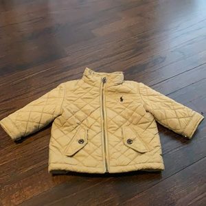 Ralph Lauren tan quilted jacket